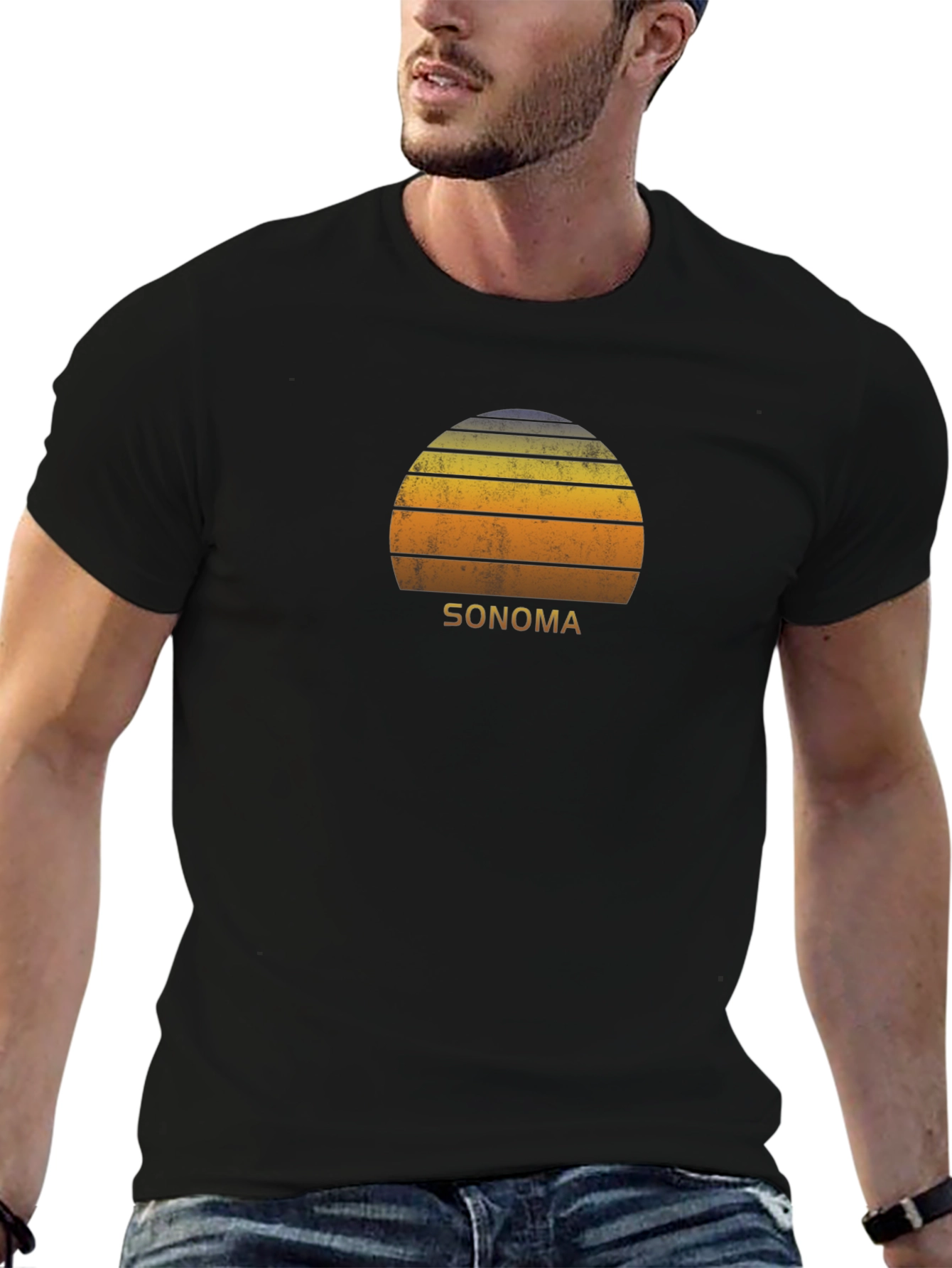 Sonoma Retro Sunset Graphic Tee