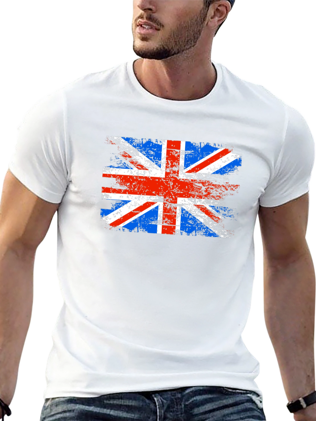 British Flag Grunge T-Shirt - Union Jack Tee