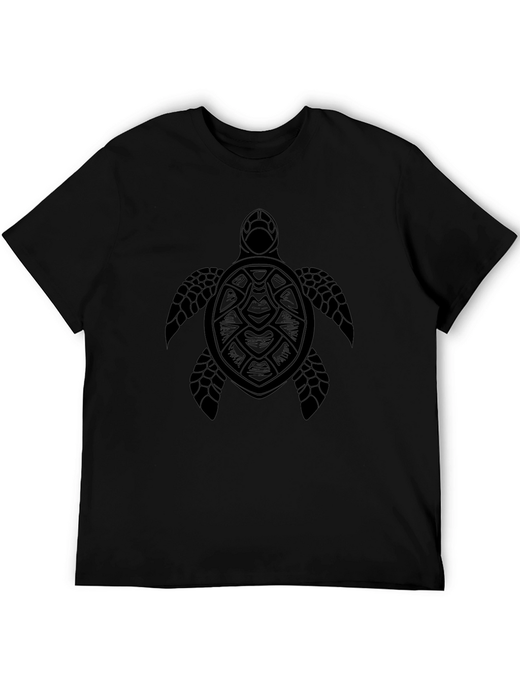 Black Turtle Graphic Tee - Stylish Comfort