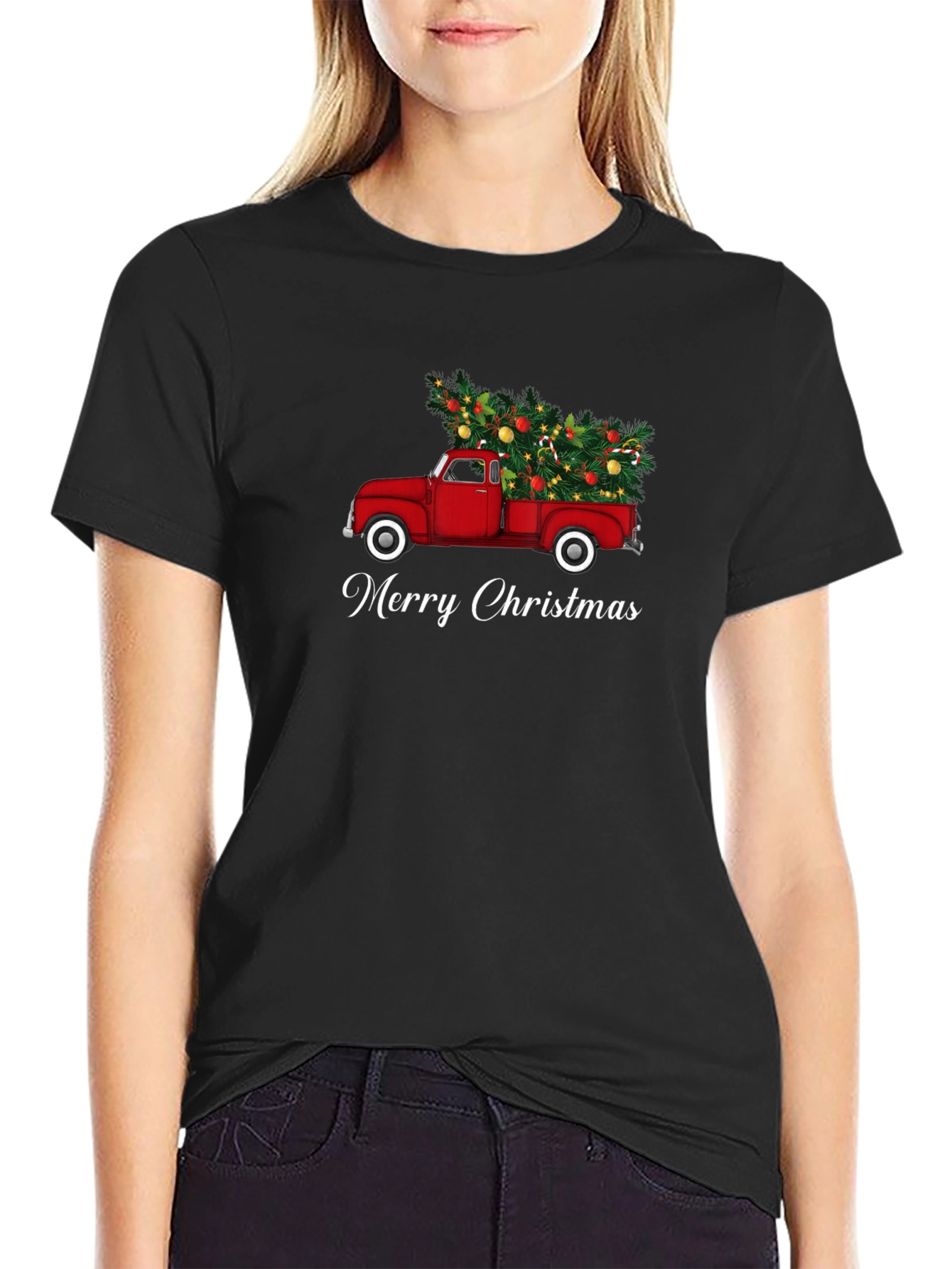 Christmas Truck T-Shirt - Merry Christmas Tee