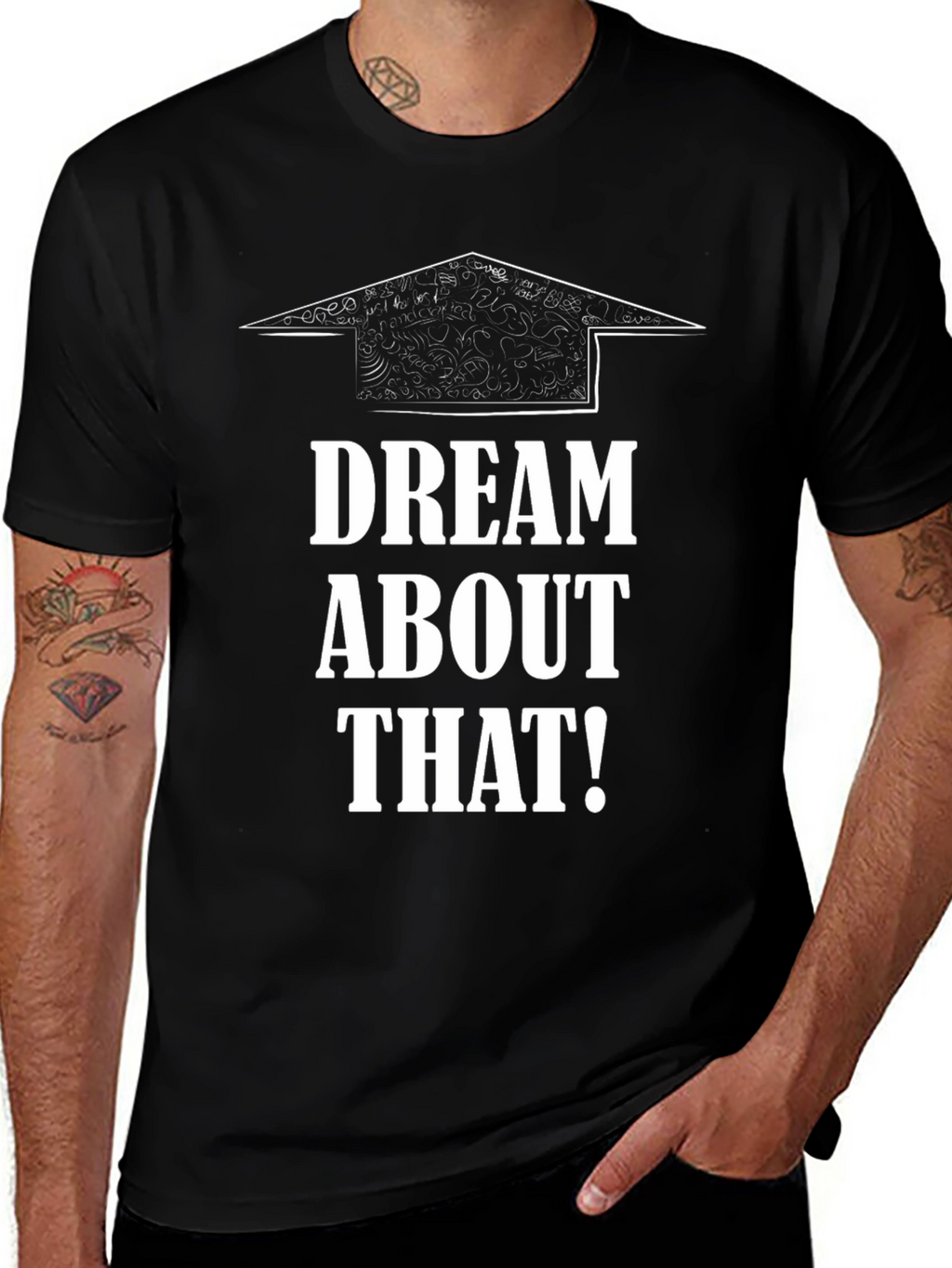 Dream About That Black Graphic Tee