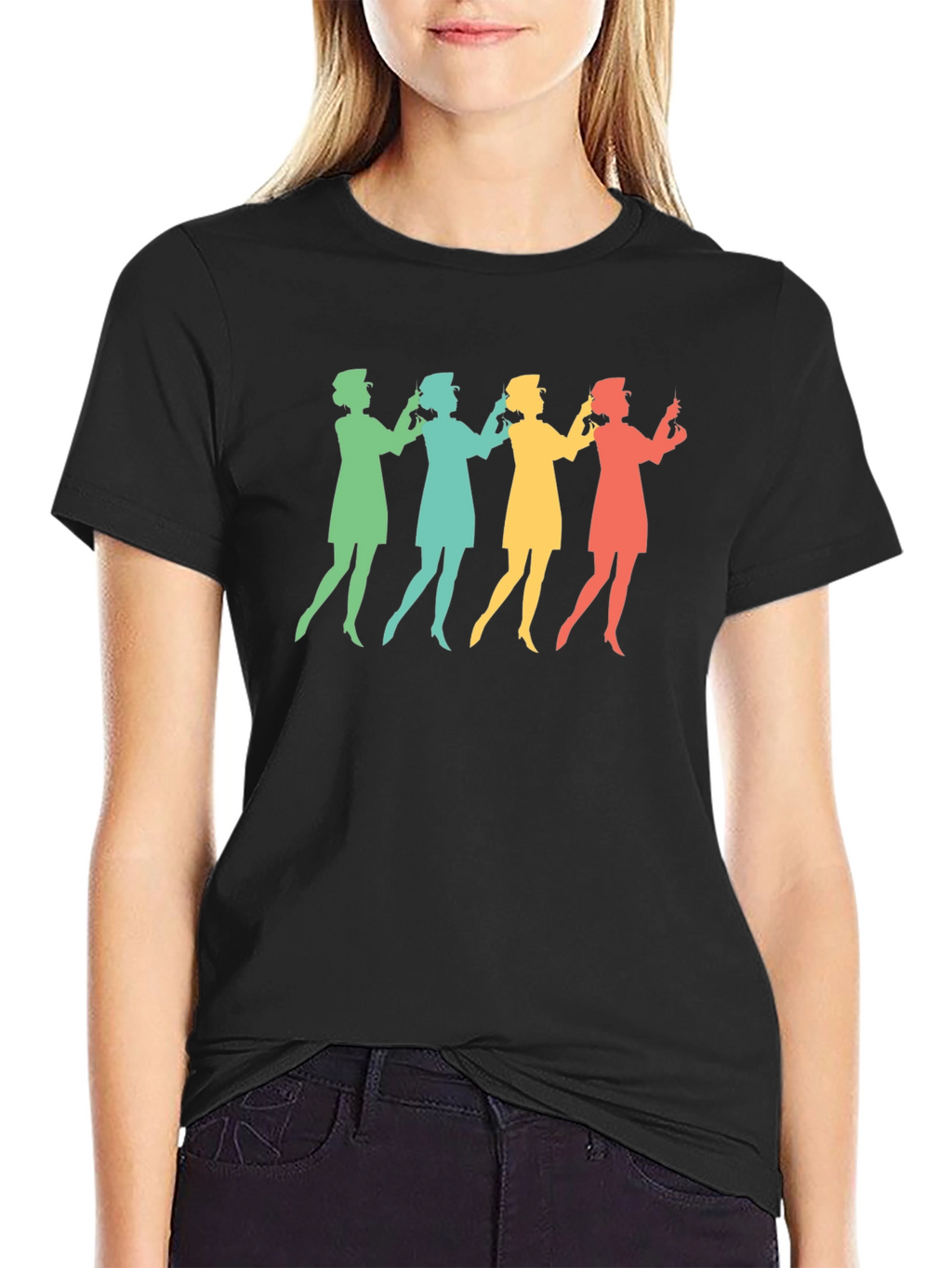 Retro Nurse T-Shirt - Healthcare Hero Style