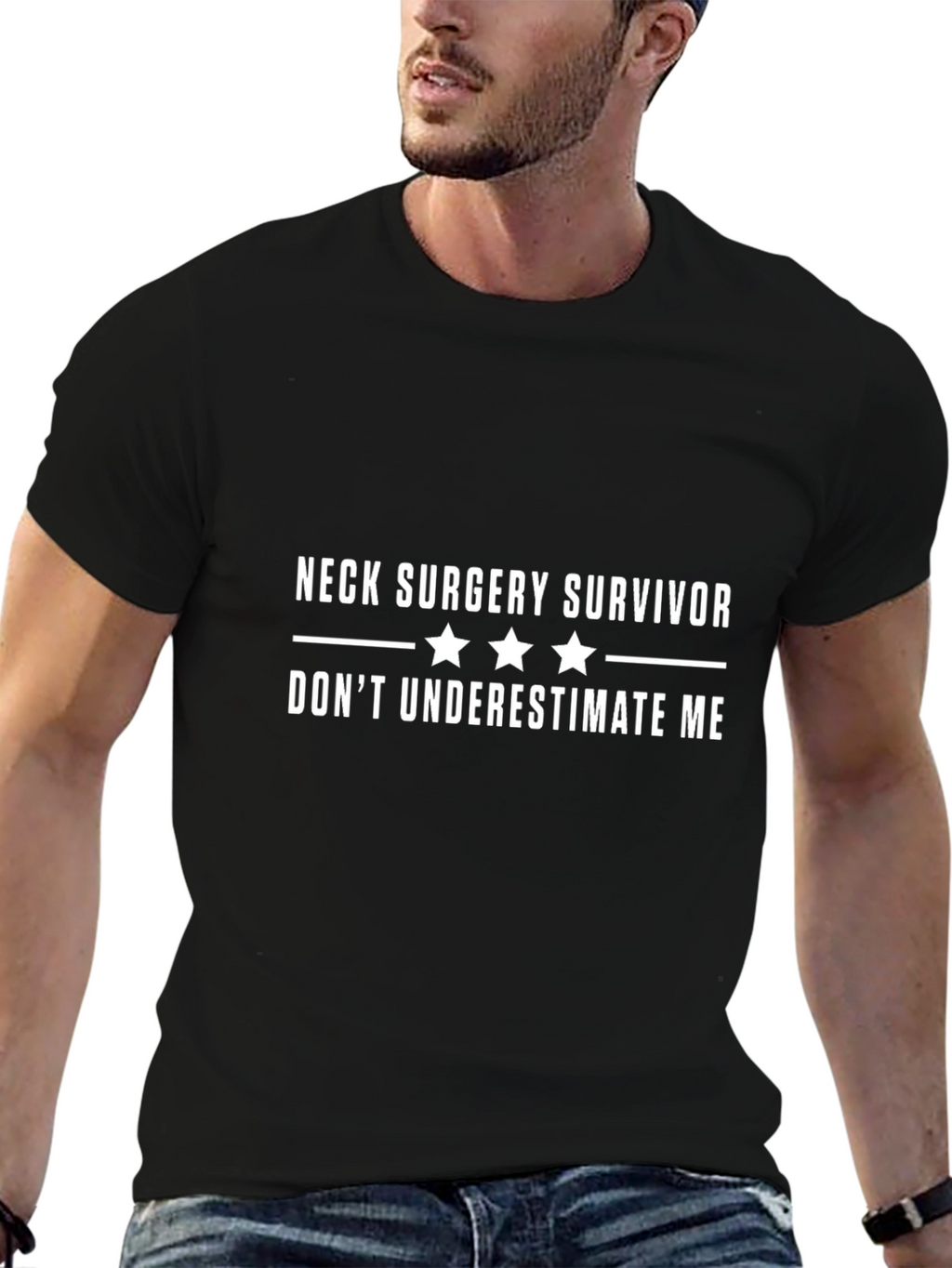 Neck Surgery Survivor T-Shirt - Dont Underestimate Me