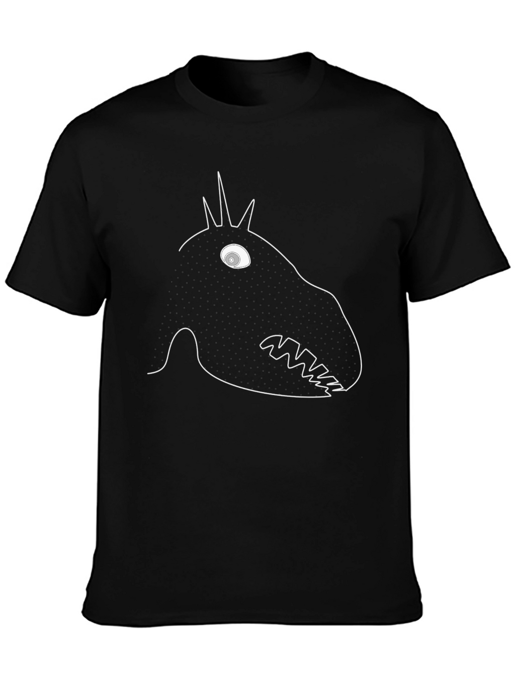 Monster Graphic Tee - Mens Black T-Shirt