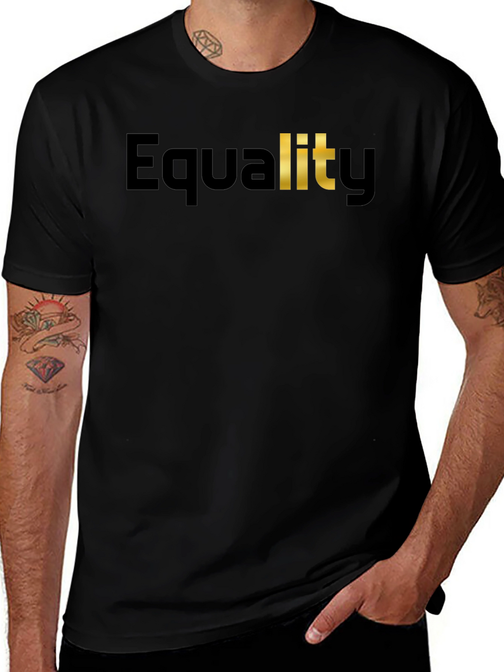 Equality Statement Tee - Black