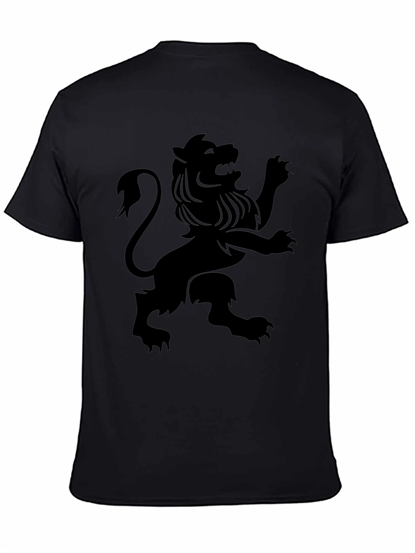 Black Lion Graphic T-Shirt - Bold Statement Tee
