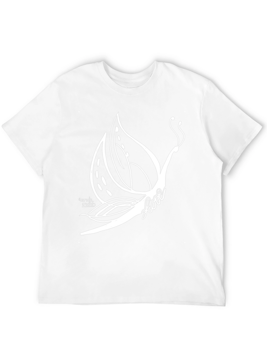 Butterfly Love Graphic Tee - Black