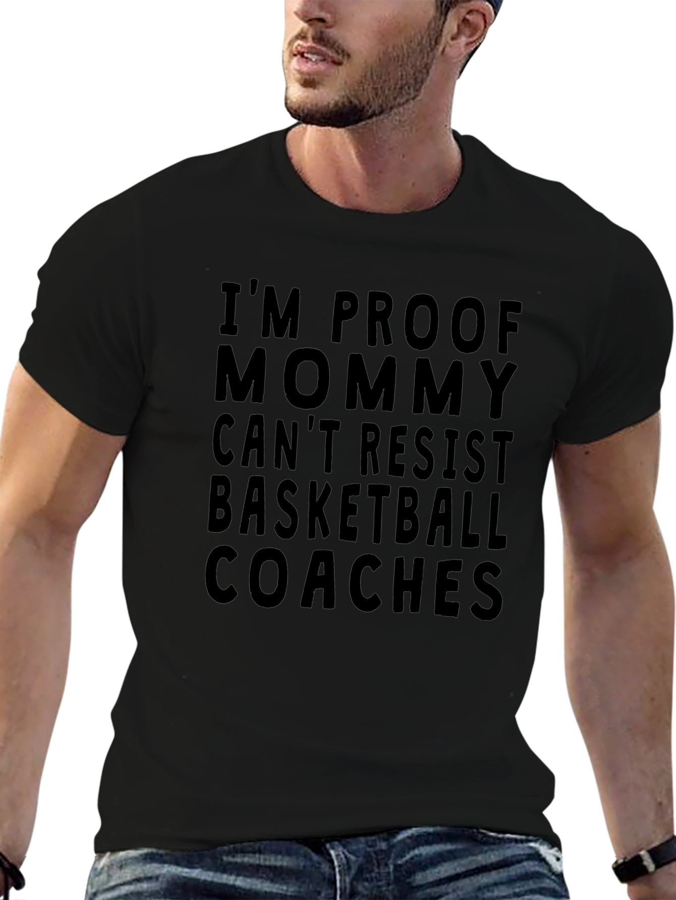 Im Proof Mommy Cant Resist Basketball Coaches T-Shirt