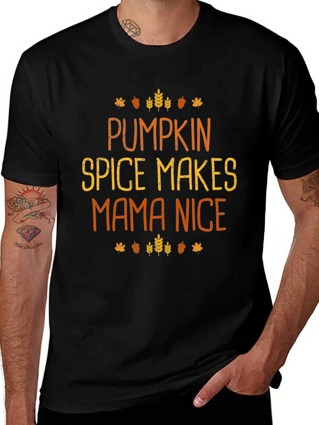 Pumpkin Spice Makes Mama Nice Graphic Tee