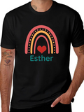 Esther Rainbow Heart T-Shirt