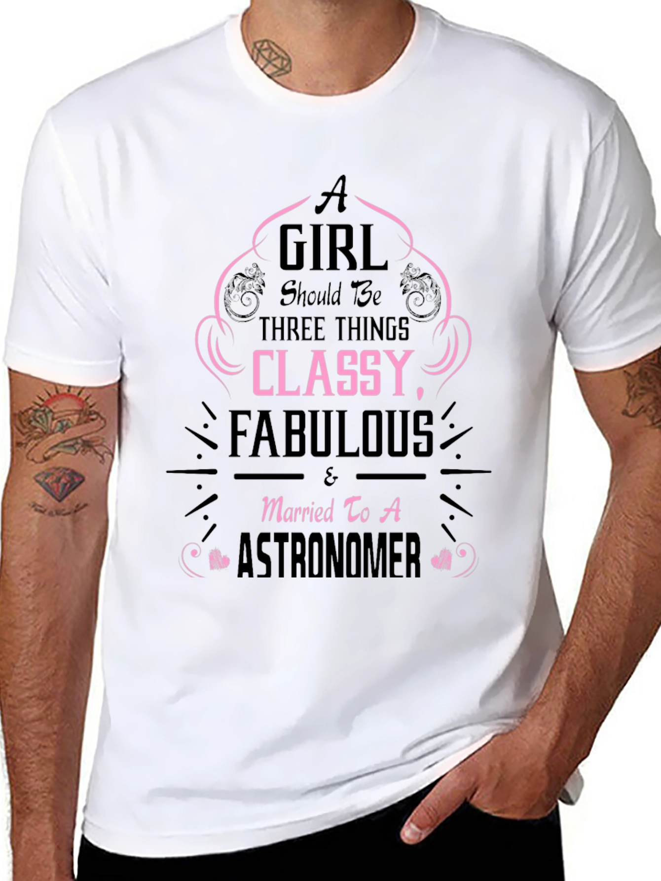 Classy Astronomer Wife T-Shirt