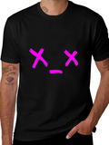Black T-Shirt with Pink Dead Inside Graphic