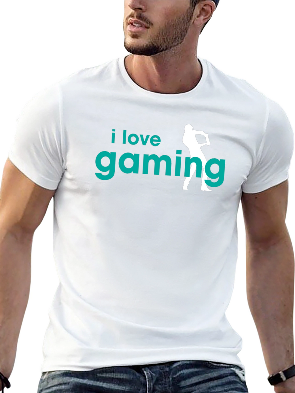 I Love Gaming Black T-Shirt