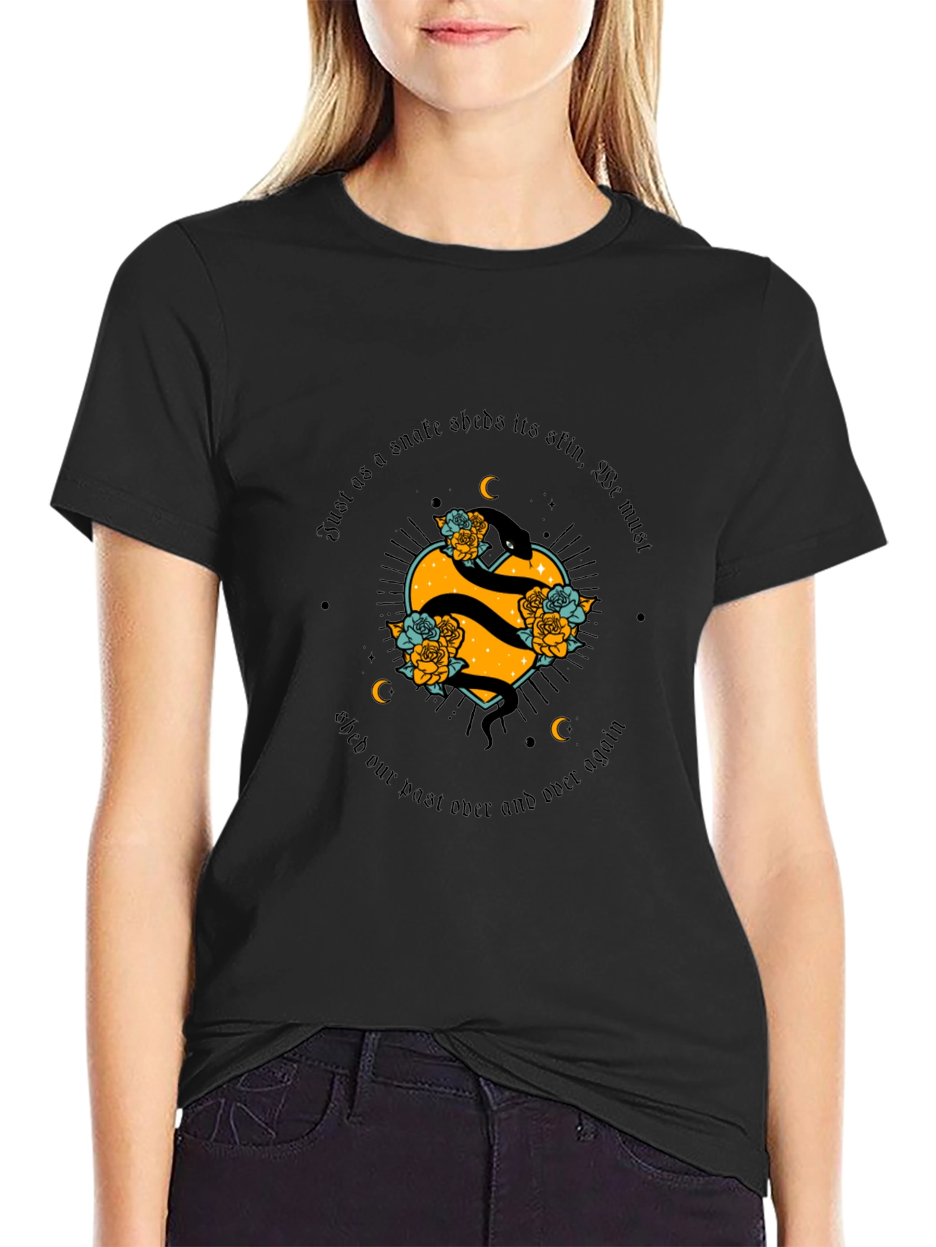 Snake Heart T-Shirt - Shed Your Past