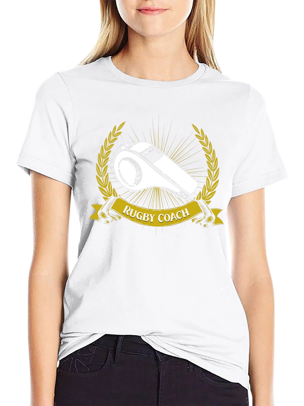 Rugby Coach Whistle Graphic T-Shirt