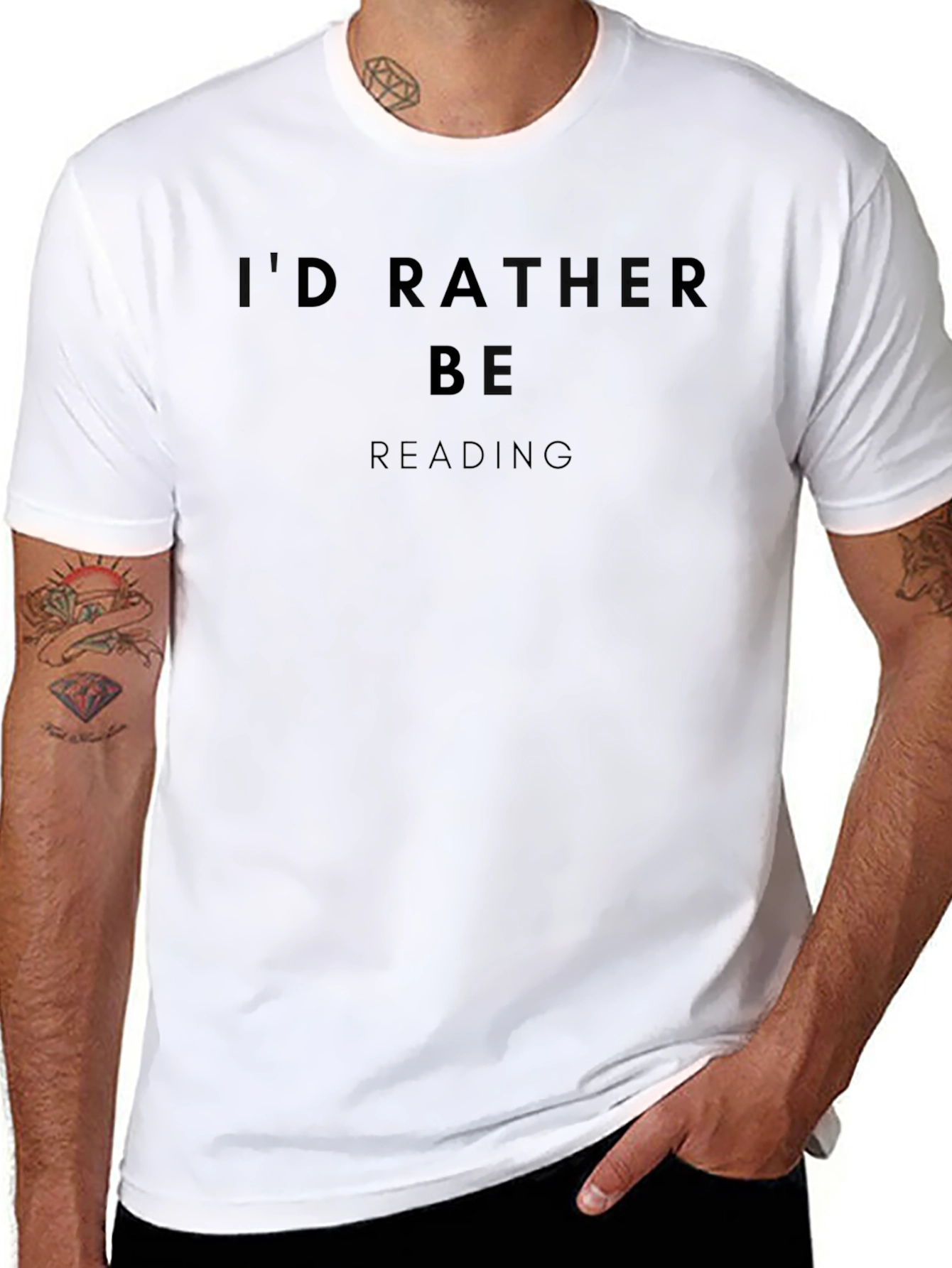 Id Rather Be Reading T-Shirt - Unisex