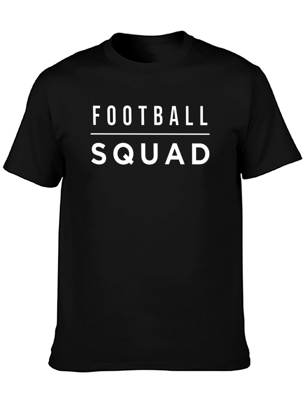 Football Squad Graphic T-Shirt - Black
