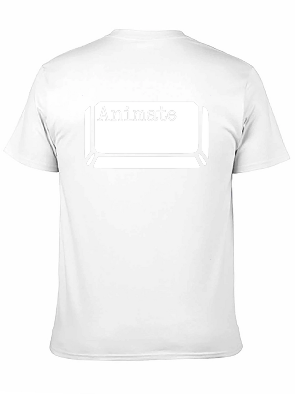 Animate Keyboard Key Graphic Tee - Black Cotton T-Shirt
