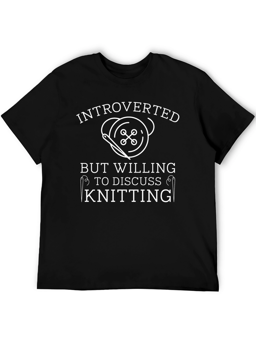 Introverted Knitting T-Shirt - Soft Cotton Tee