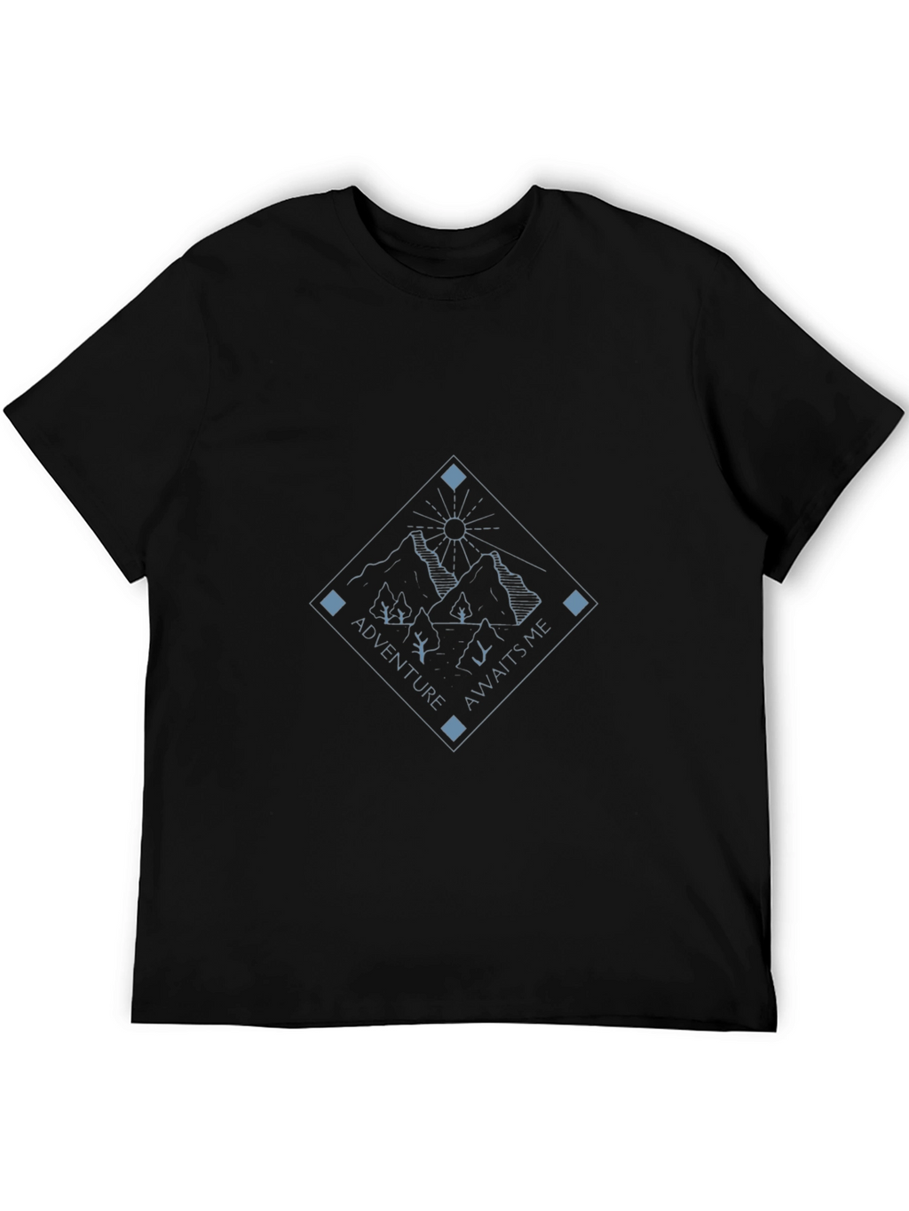 Adventure Awaits Graphic Tee - Mountain Design