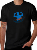 Fitness Graphic T-Shirt - Gym Body Design