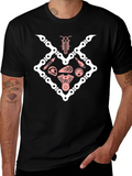 Cool Biker T-Shirt - Motorcycle Parts Graphic
