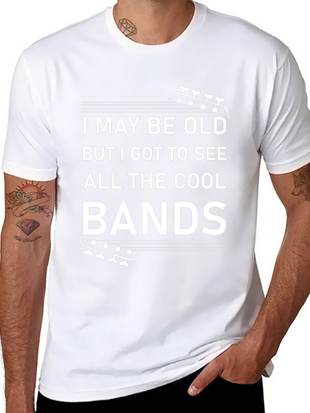 I May Be Old Cool Bands Graphic T-Shirt