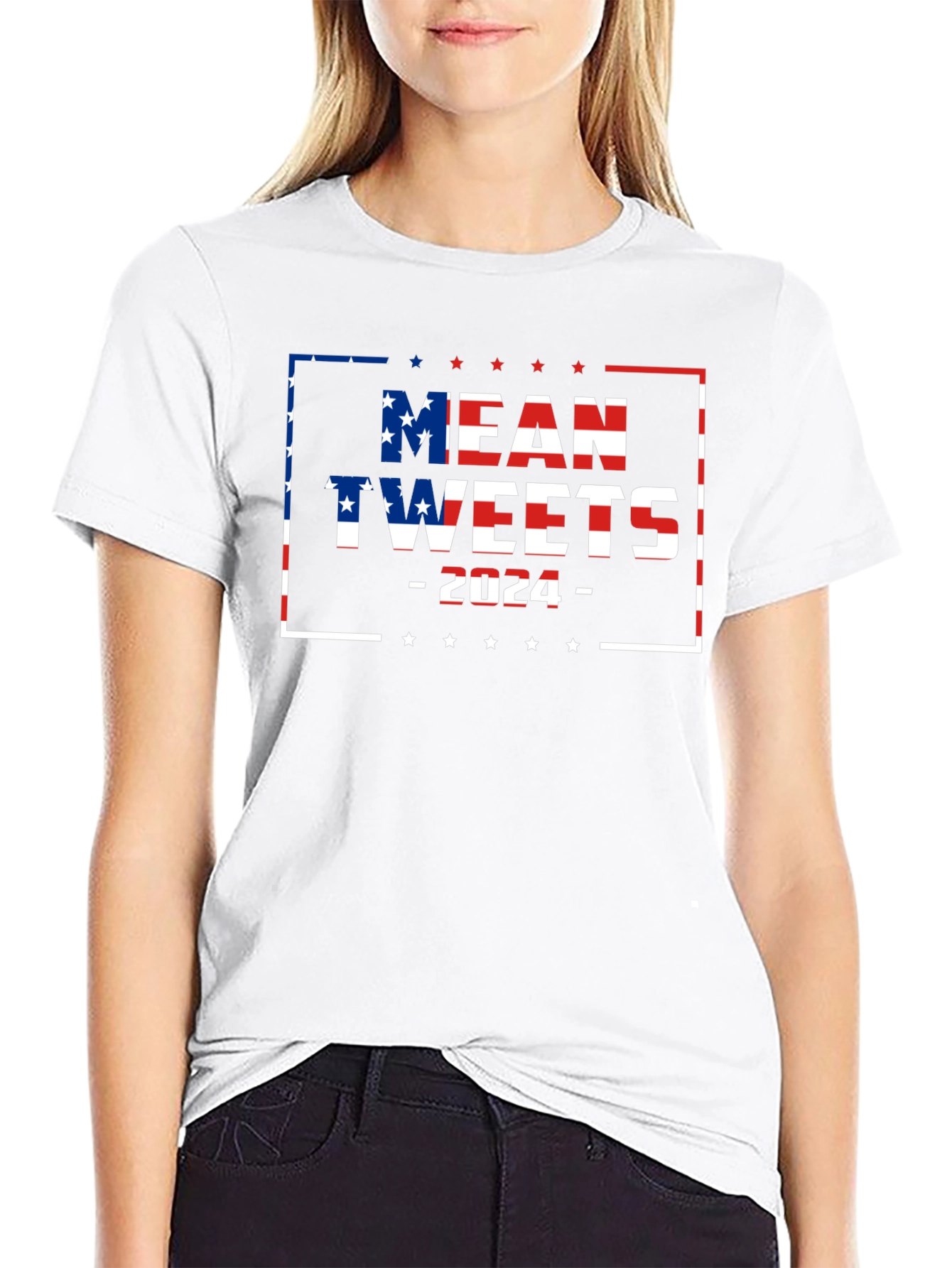 Mean Tweets 2024 Political Graphic T-Shirt