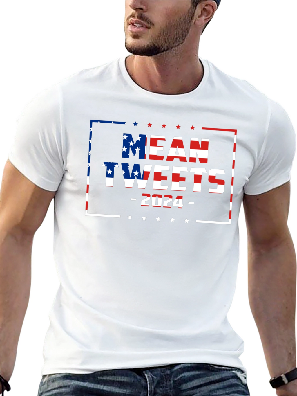 Mean Tweets 2024 Political Graphic T-Shirt
