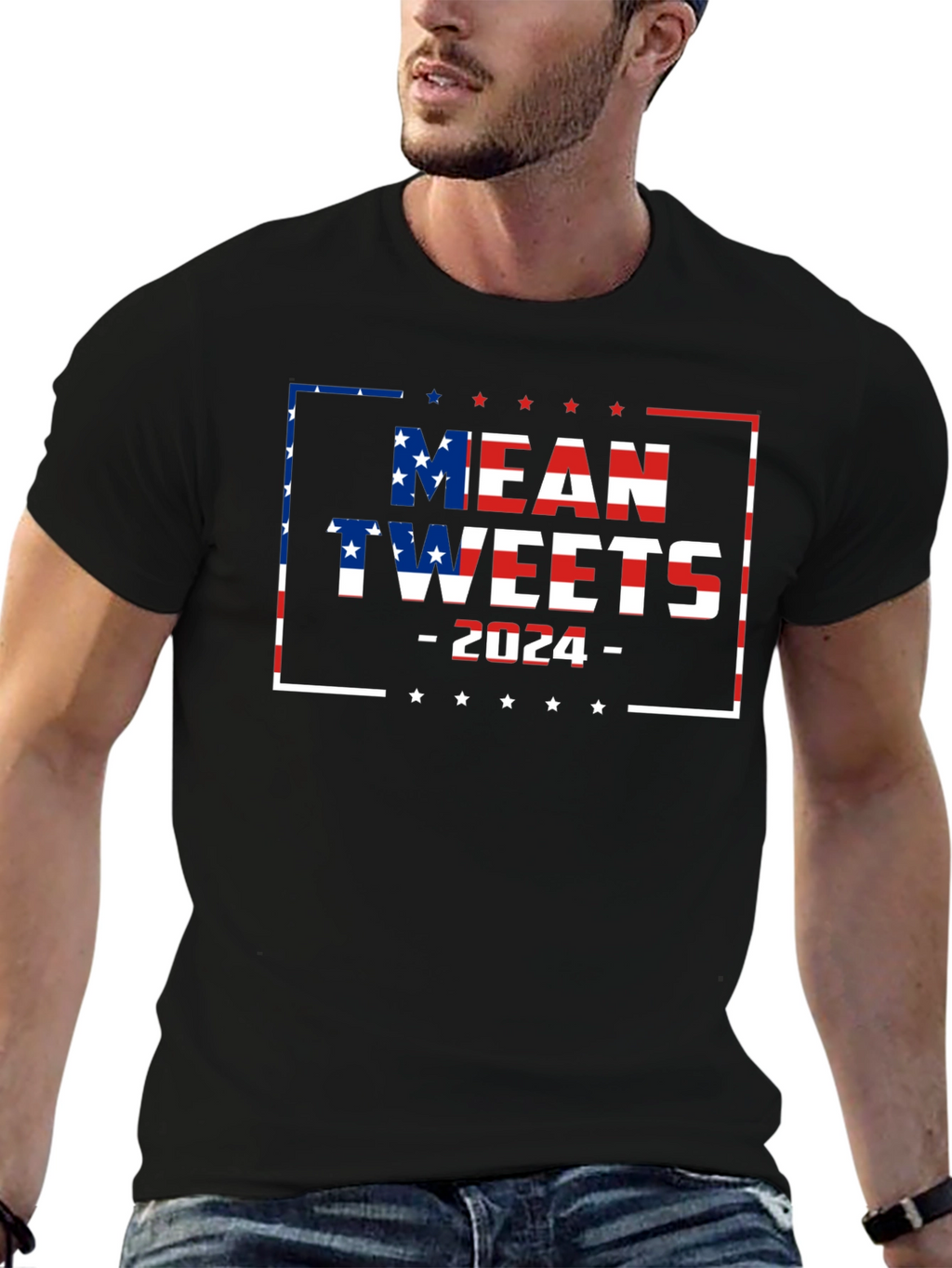 Mean Tweets 2024 Political Graphic T-Shirt