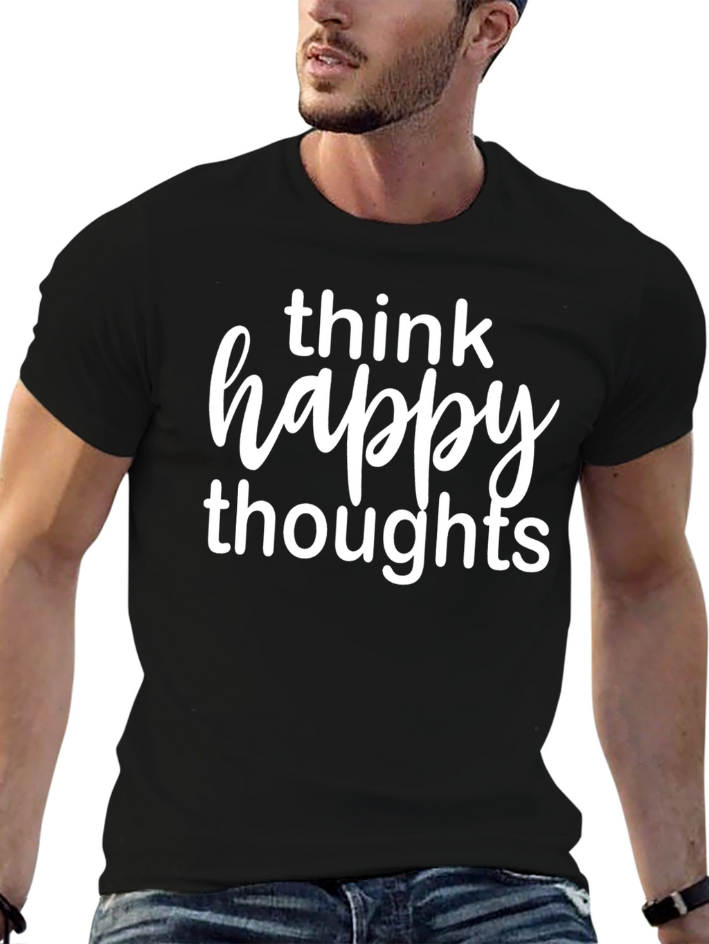 Think Happy Thoughts Graphic Tee