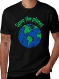 Save the Planet Graphic Tee - Earth Day T-Shirt