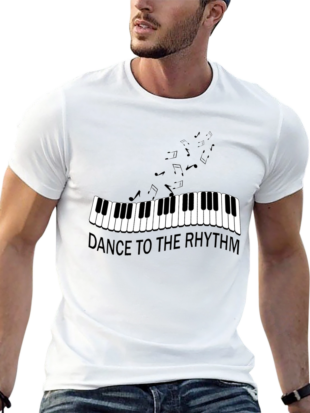 Dance to the Rhythm Piano Music T-Shirt