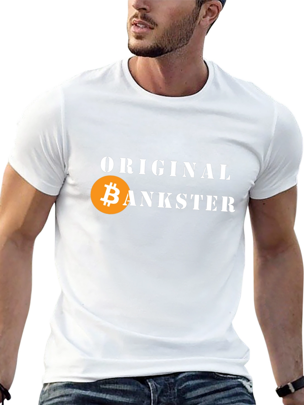 Original Bankster Bitcoin T-Shirt Crypto Tee