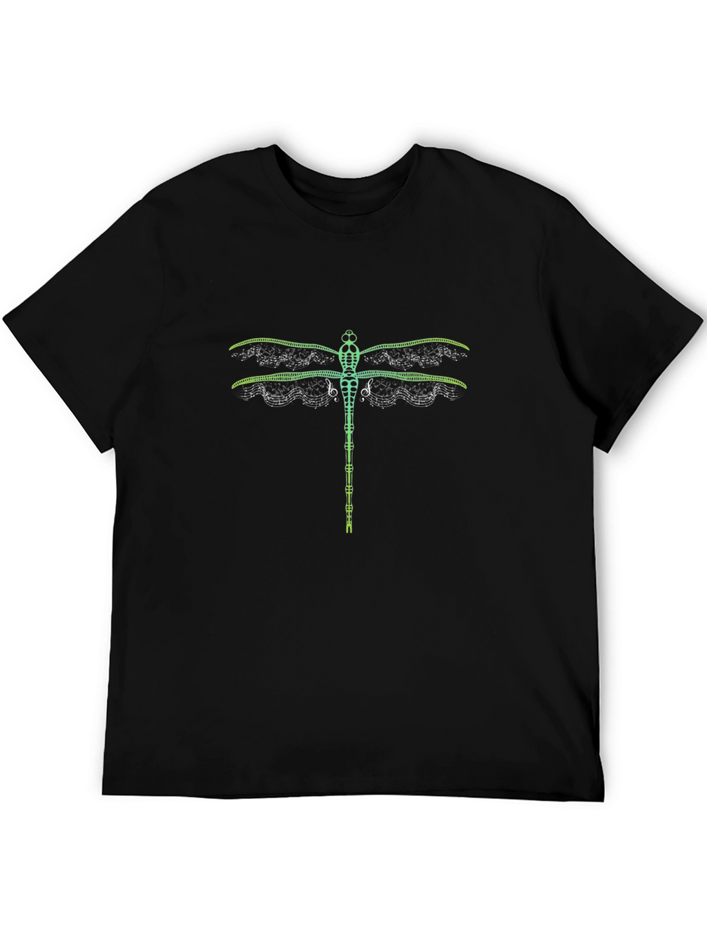 Dragonfly Graphic Black T-Shirt