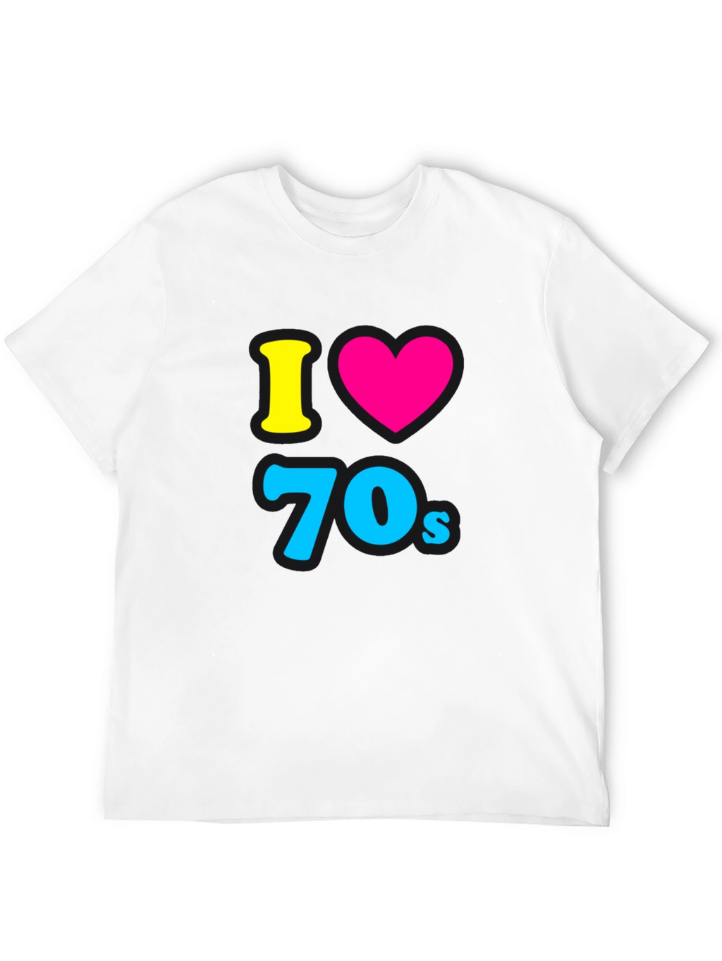 I Love the 70s Black Tee