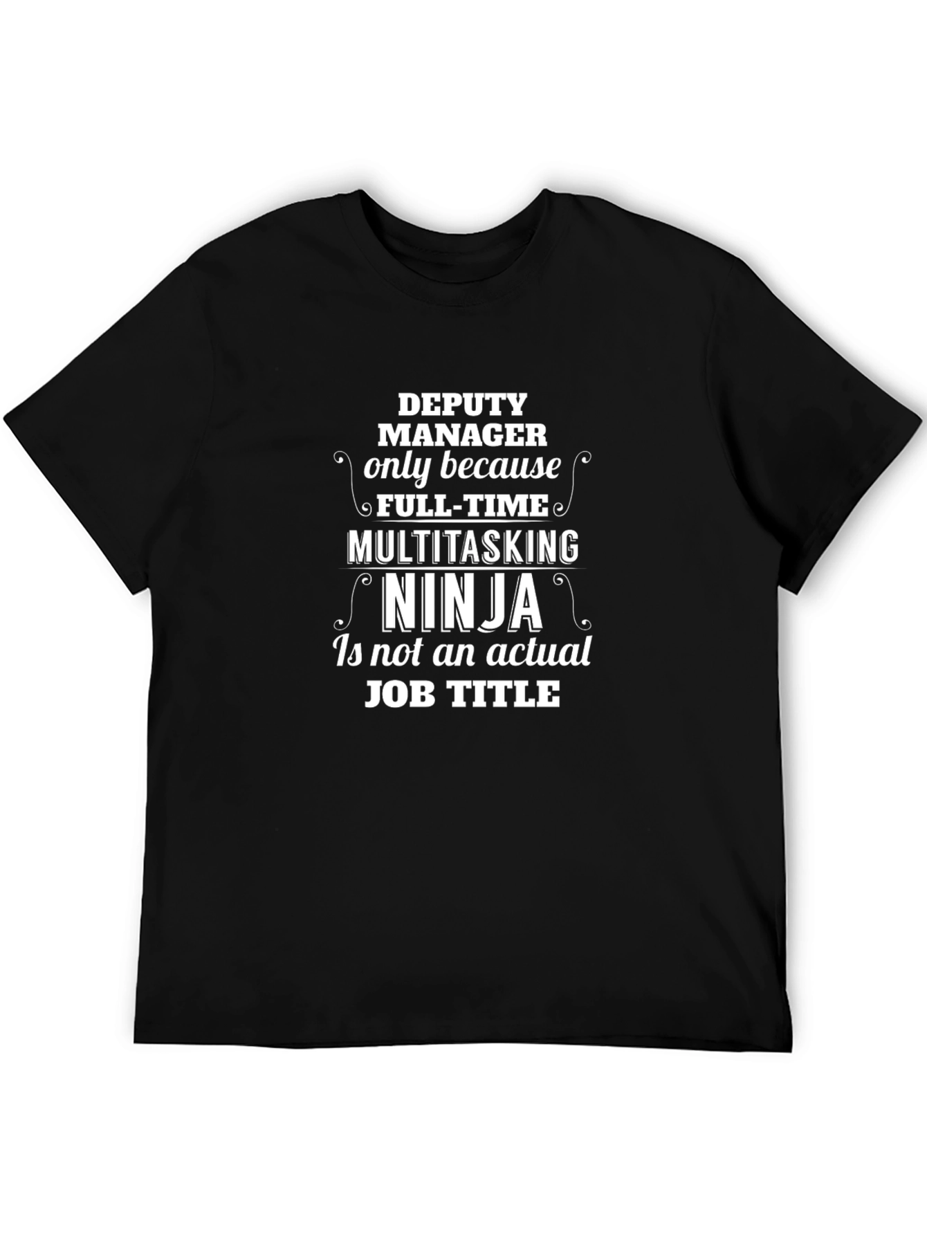 Deputy Manager Ninja Graphic T-Shirt