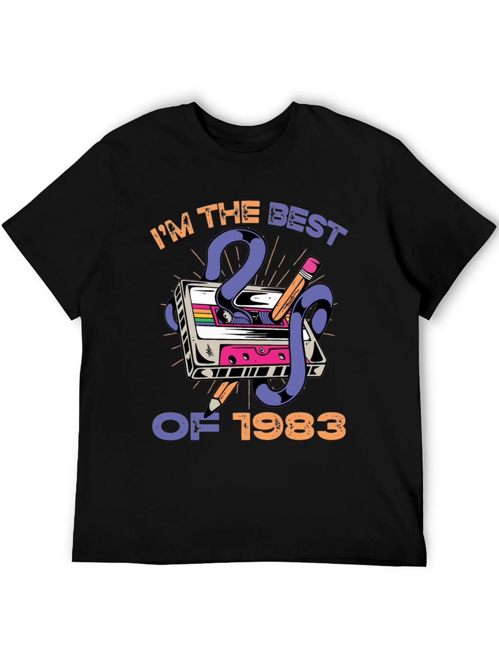 Retro 1983 Cassette Tape Graphic Tee