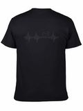 Cat Heartbeat T-Shirt - Soft Cotton Tee