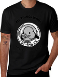 Bunny Astronaut T-Shirt - All Things Work Together