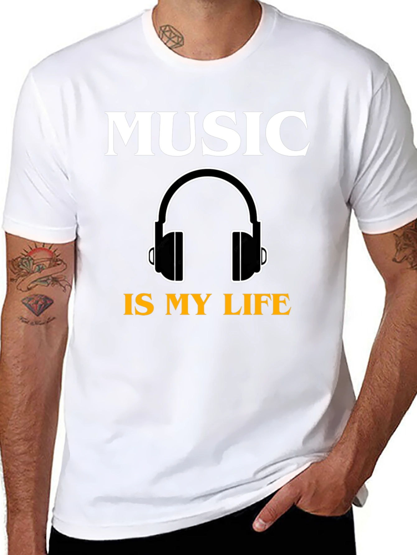 Music is My Life T-Shirt | Stylish Graphic Tee