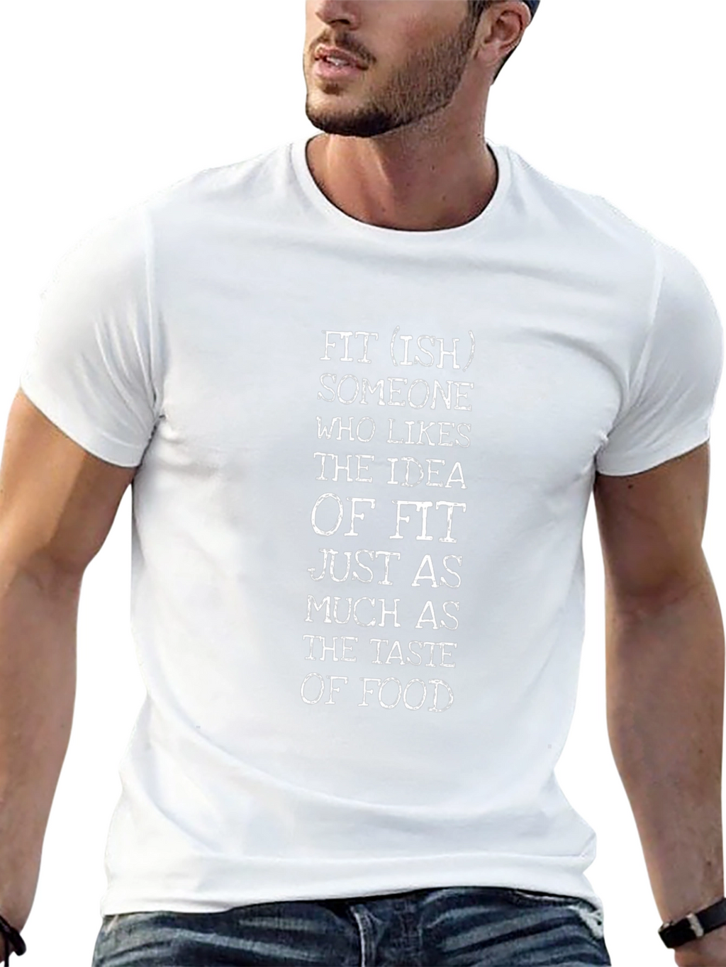 Fit(ish) T-Shirt Foodie Funny Gym Workout