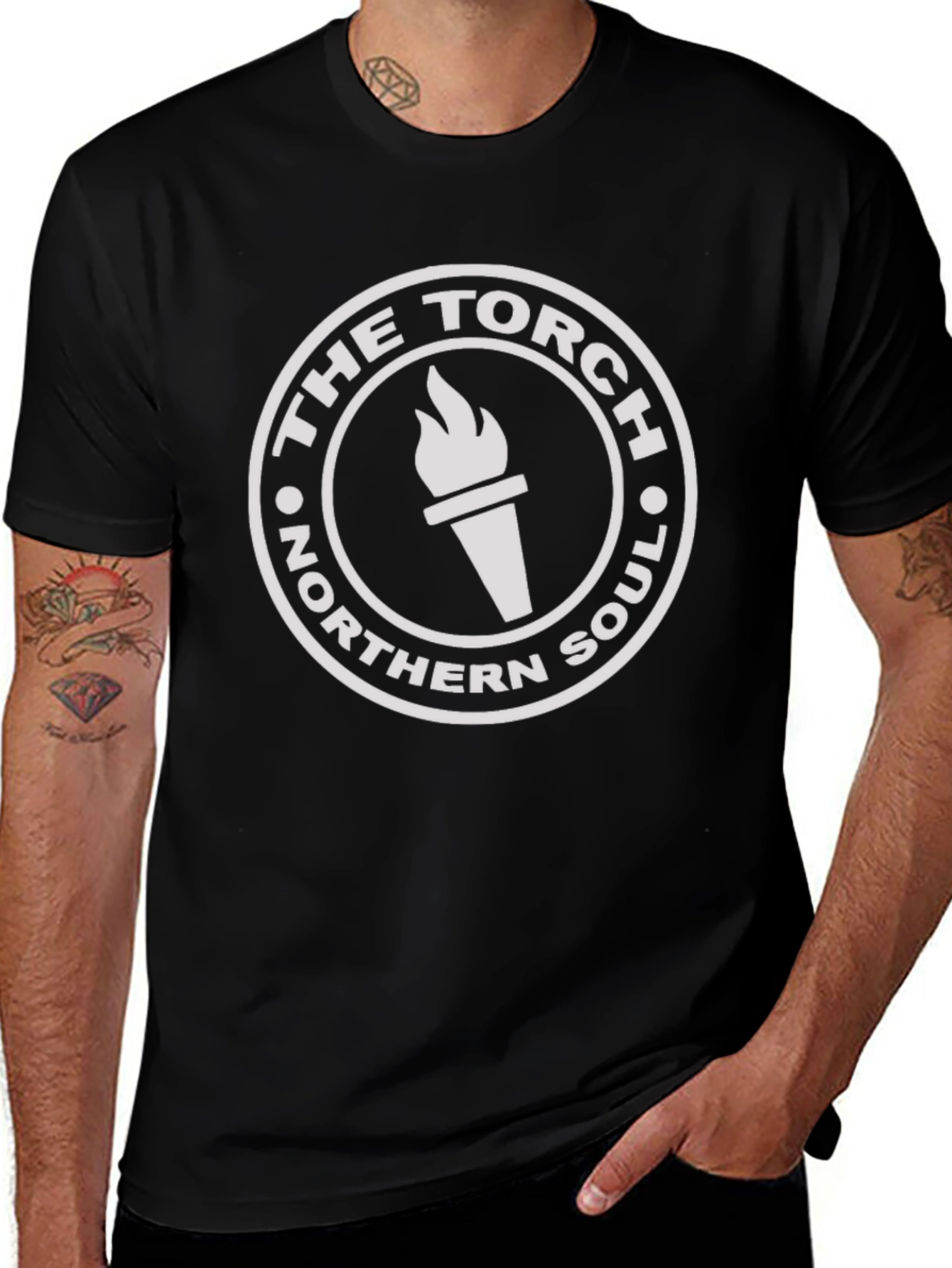 The Torch Northern Soul Black T-Shirt
