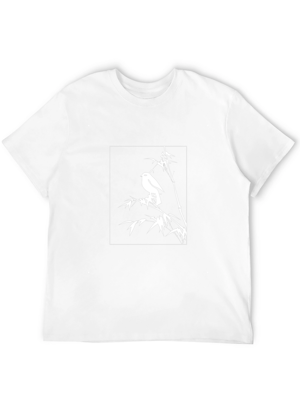Zen Bird Bamboo T-Shirt - Stylish Graphic Tee