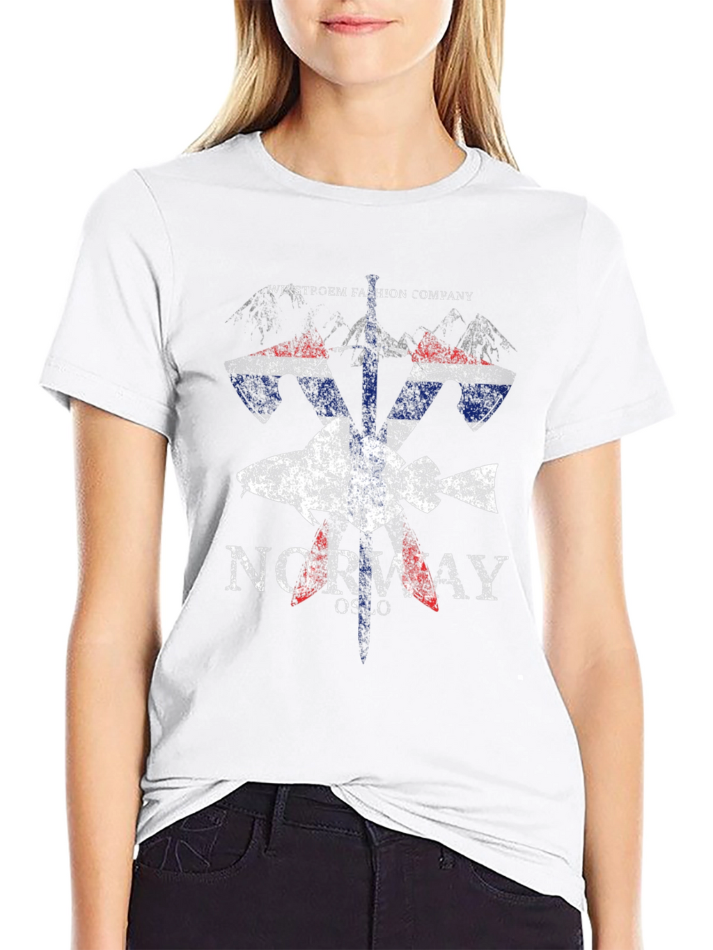 Norway Fish Flag Graphic Tee