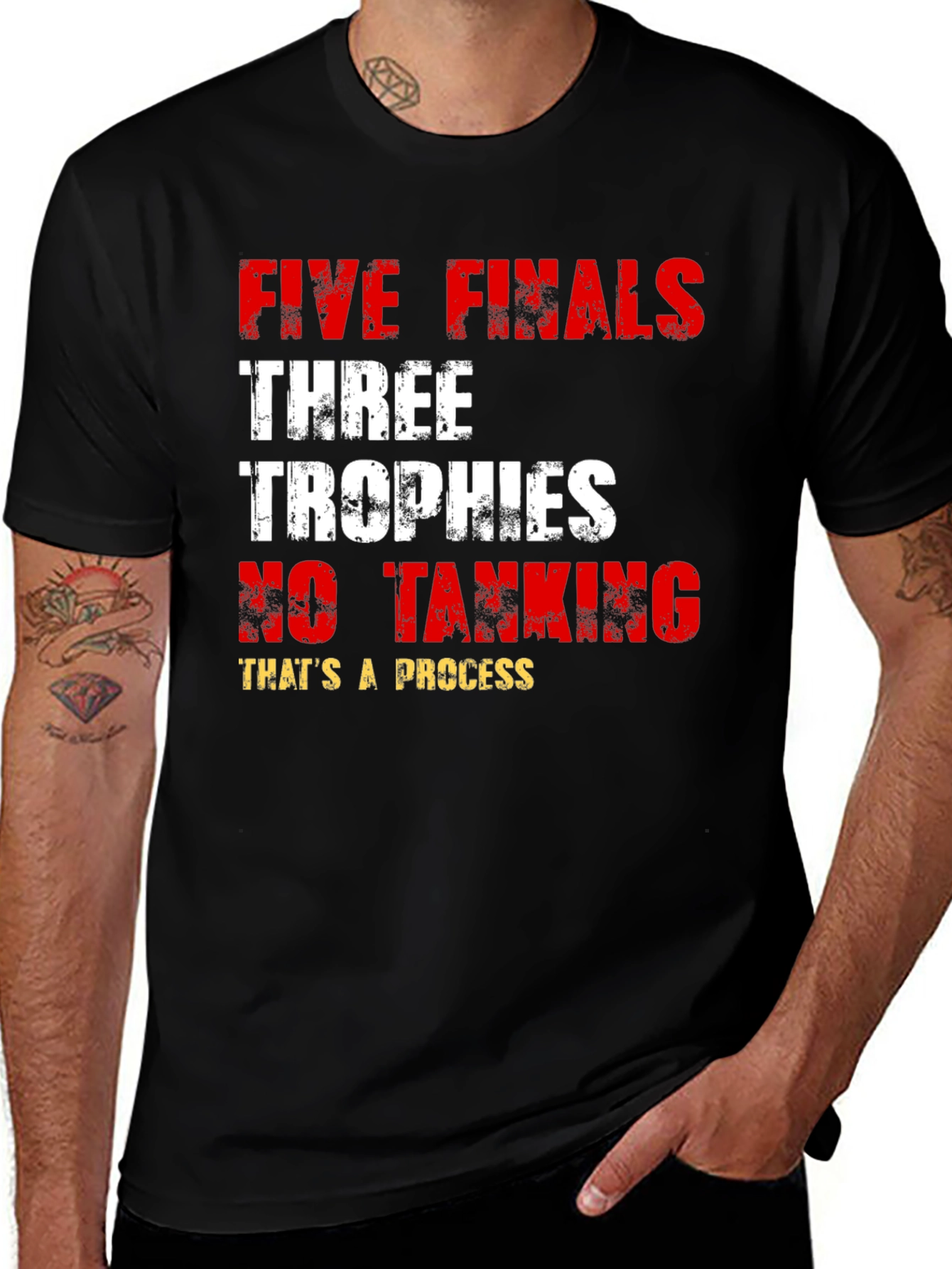 Five Finals Three Trophies Graphic Tee