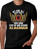 Albanian Pride Graphic T-Shirt