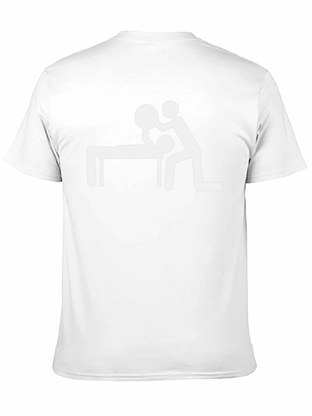Massage Humor Tee - Funny Stick Figure Shirt