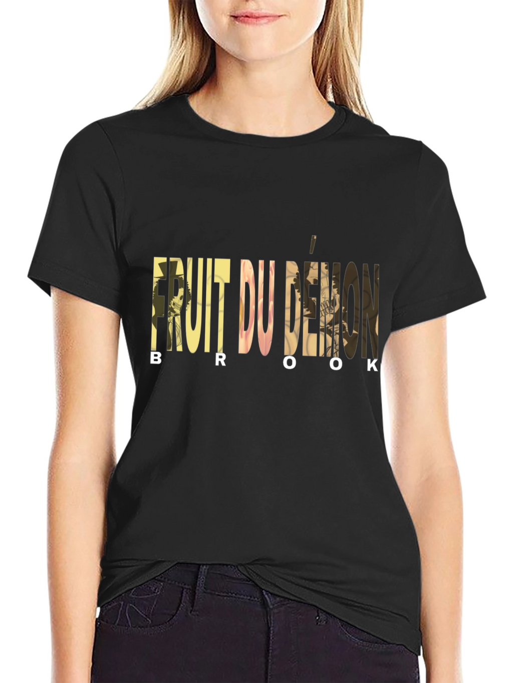 Fruit Du Demon Brook Black Graphic Tee
