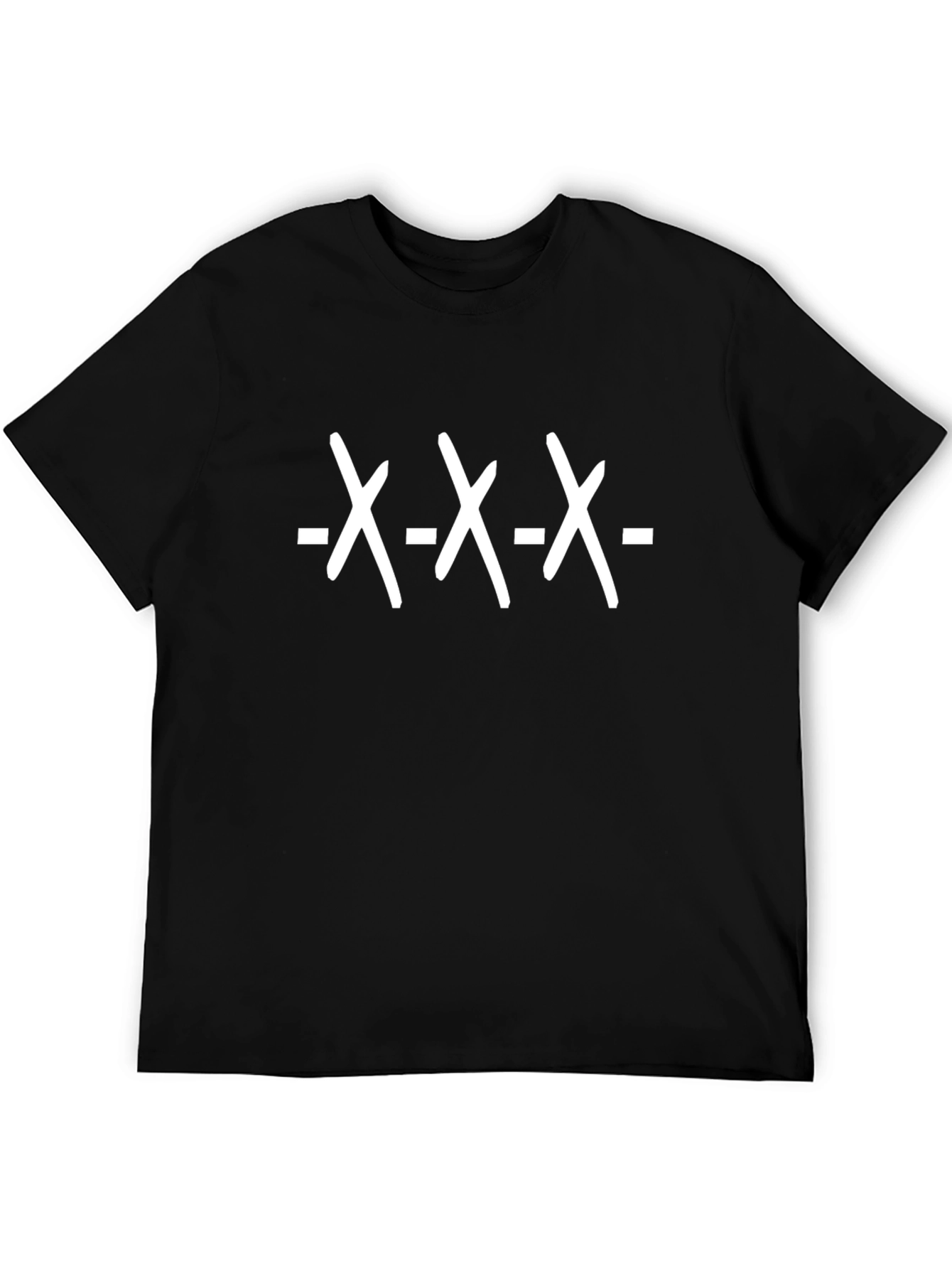 XXX Graphic Tee - Black Cotton T-Shirt